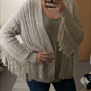 American Eagle Fringe Cardigan